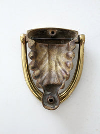 antique brass door knocker