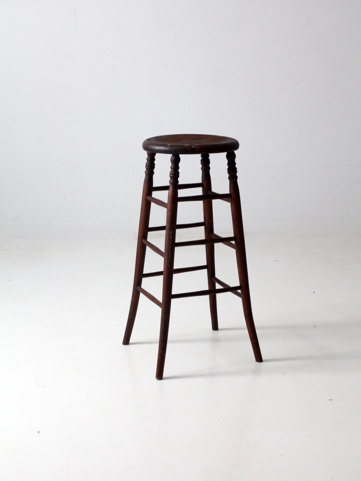 antique wooden stool
