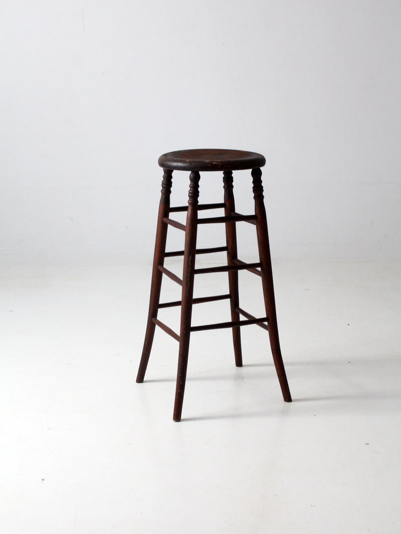 antique wooden stool
