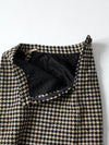 vintage 60s houndstooth skirt