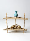 Victorian spool shelf stand