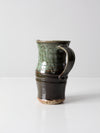 vintage studio pottery pitcher