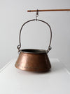 antique copper kettle