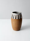 vintage signed studio pottery vase