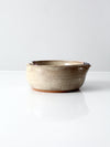 vintage heart shaped studio pottery bowl