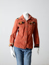 vintage 70s patchwork corduroy shirt