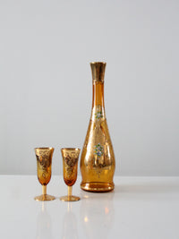 mid century Italian decanter set