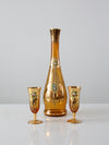 mid century Italian decanter set