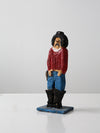 western folk art cowboy figure