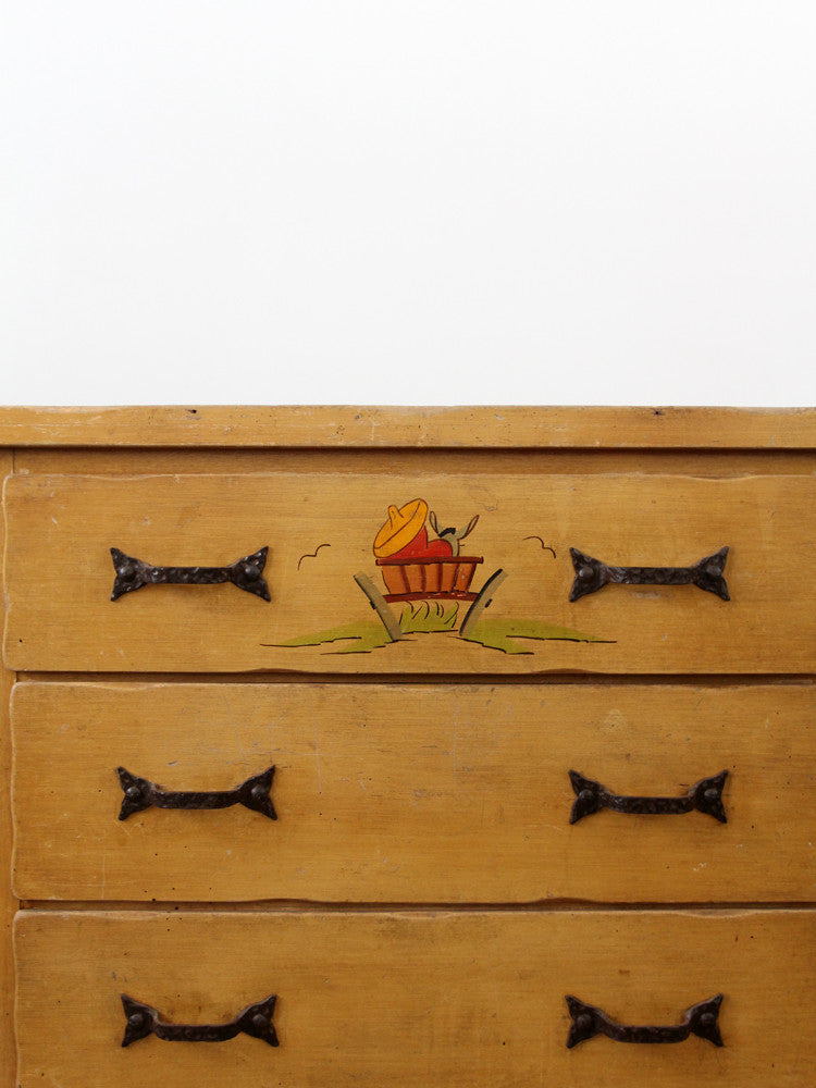 vintage Monterey dresser