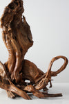mid century driftwood lamp