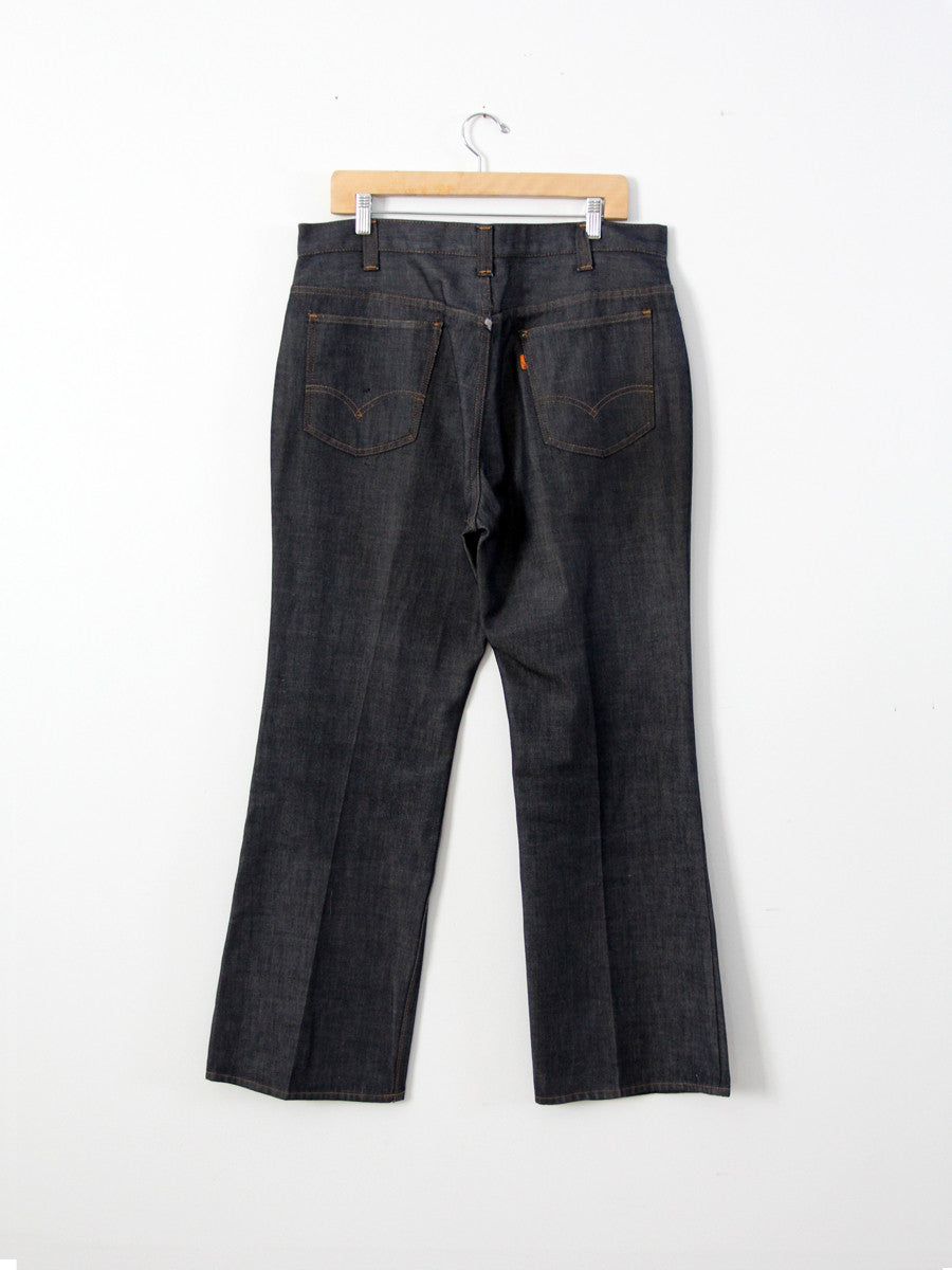 vintage Big E Levi's Sta Prest denim trousers, 38 x 30