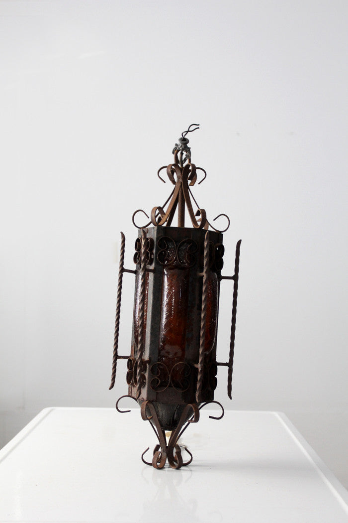 vintage iron chandelier