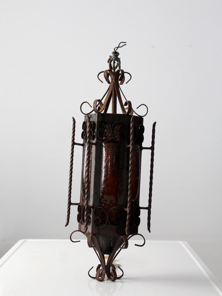 vintage iron chandelier