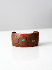 vintage southwestern copper cuff