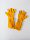 vintage hand knit gloves