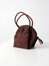 vintage 40s ribbon handbag in Corde style