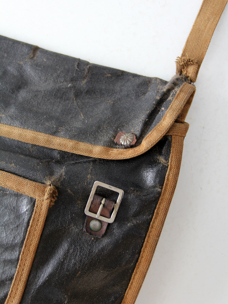 1990s Vintage Giani Bernini Brown Leather Brief Bag Purse 