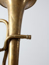 vintage brass baritone horn H. Lomar Pari