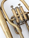 vintage brass baritone horn H. Lomar Pari