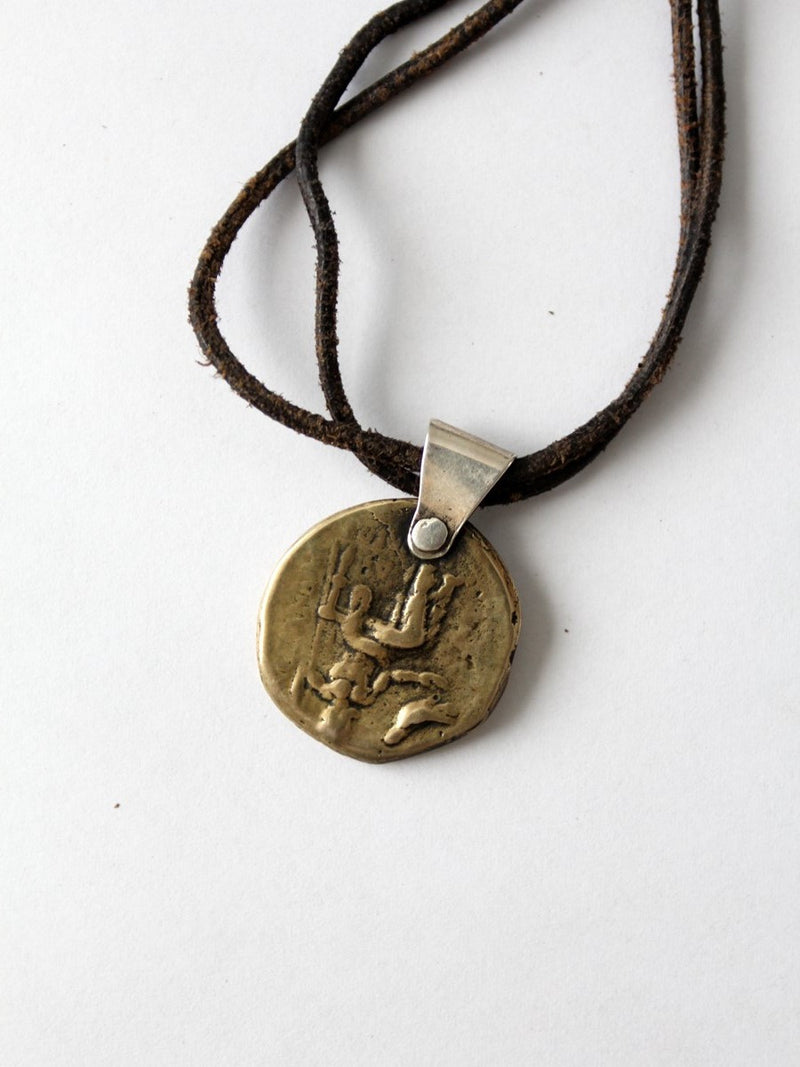 Alexander the Great coin pendant necklace