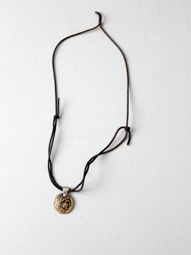 Alexander the Great coin pendant necklace