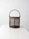 vintage wire mesh basket