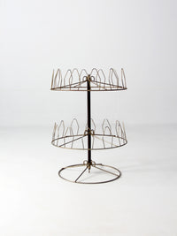 mid century shoe tree rack display