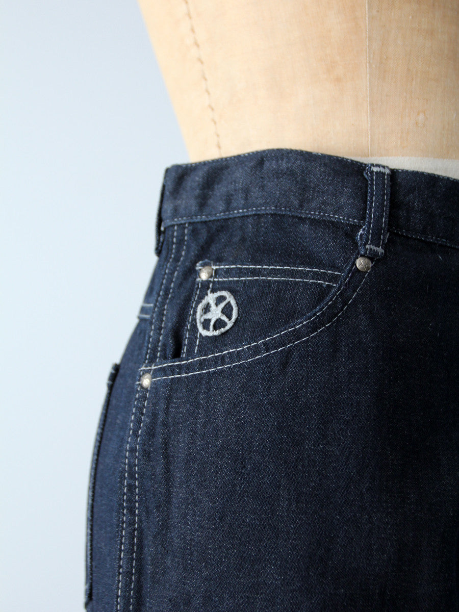 vintage 70s Yes flare leg jeans, 32 x 35