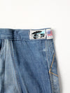 vintage 70s Antonio Guiseppe patchwork denim jeans, 26 x 34