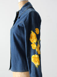 Antonio Guiseppe embroidered denim suit circa 1970