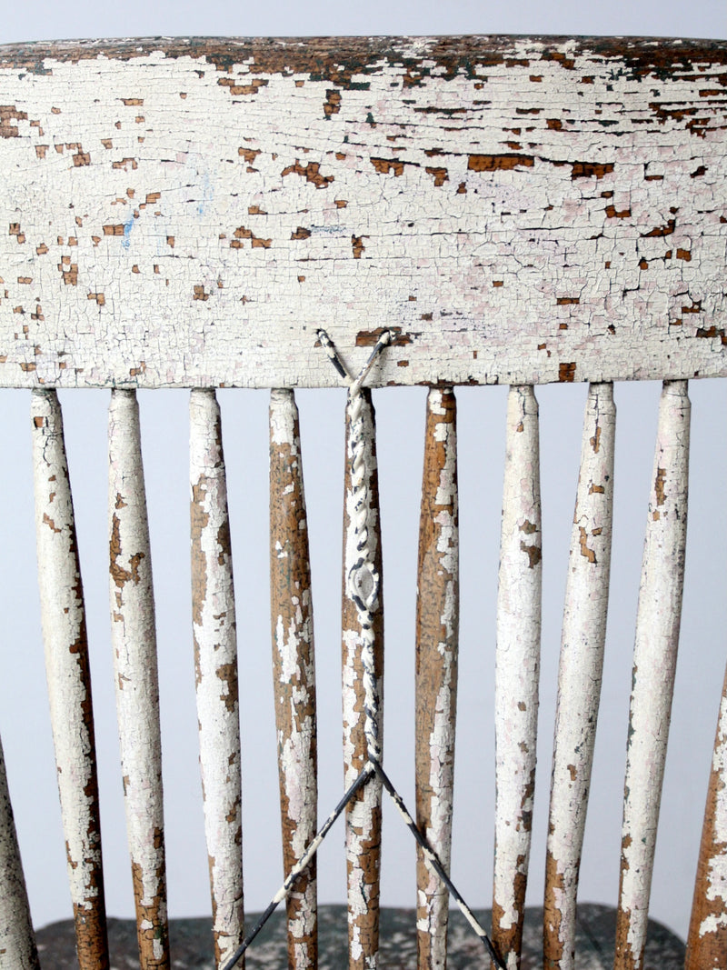 antique spindle back chair