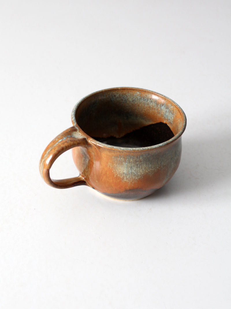 vintage studio pottery mug