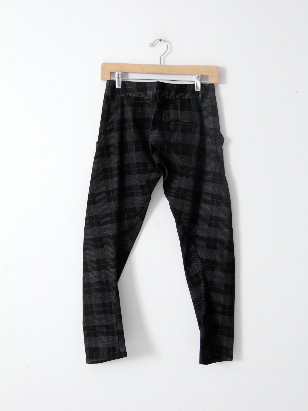 vintage low rise plaid pants – 86 Vintage