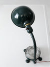 vintage gooseneck desk lamp with ashtray