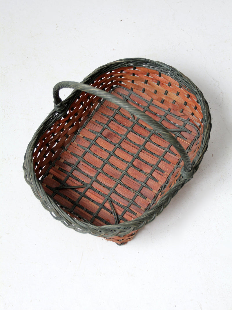 vintage wicker basket