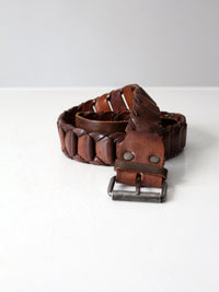 vintage leather belt