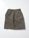 vintage 60s houndstooth skirt