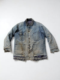 vintage Sears denim barn coat