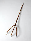 antique primitive hay fork