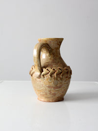 vintage studio pottery pitcher