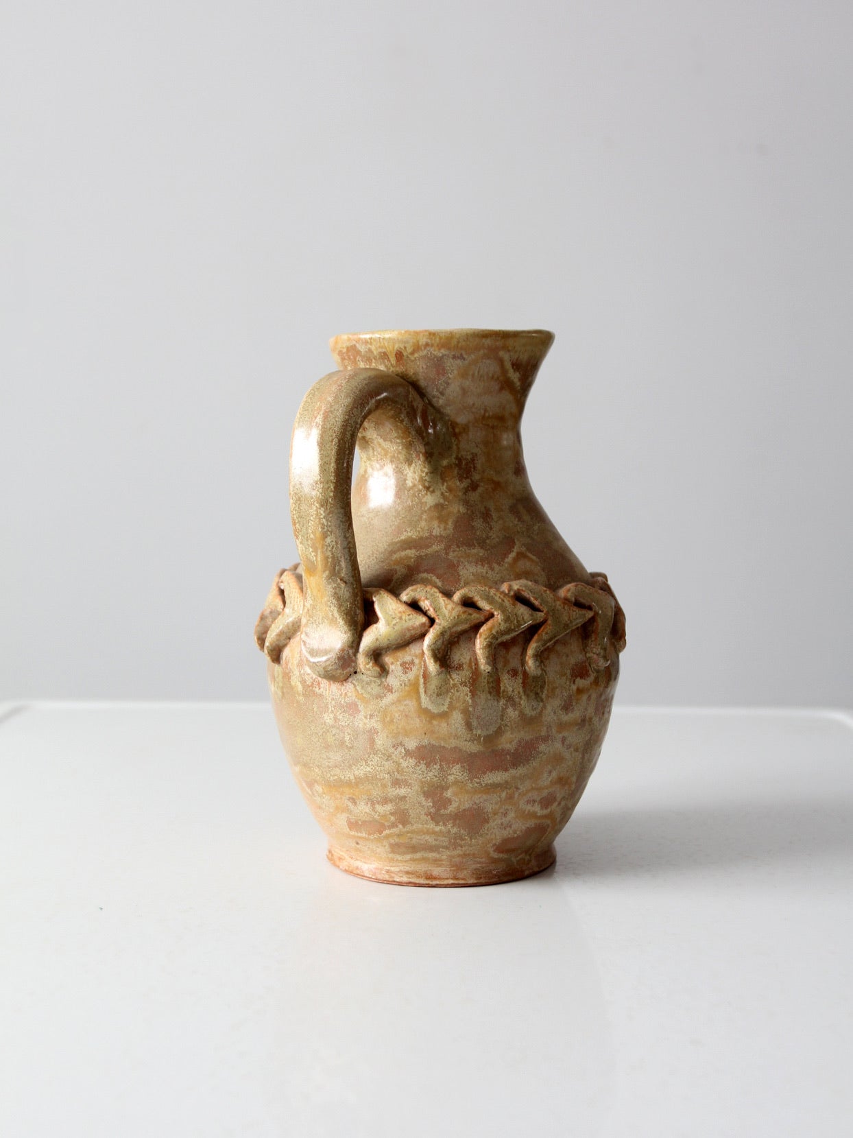 vintage studio pottery pitcher