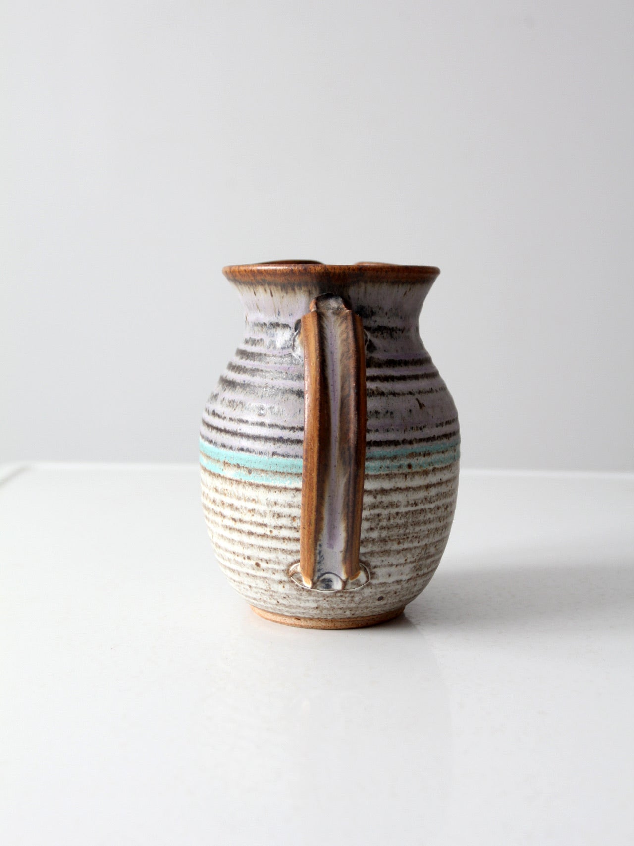 vintage studio pottery pitcher