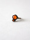 vintage amber statement ring