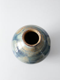 vintage large studio pottery vase
