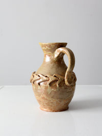 vintage studio pottery pitcher