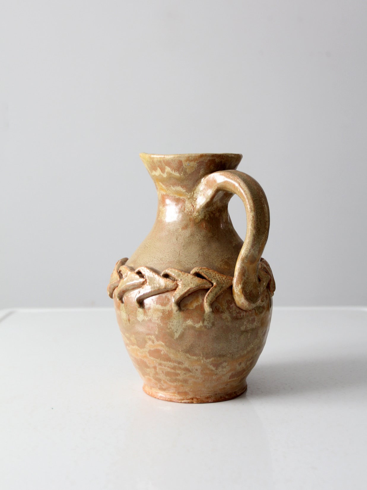 vintage studio pottery pitcher