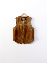 vintage 70s Pioneer Wear shearling vest