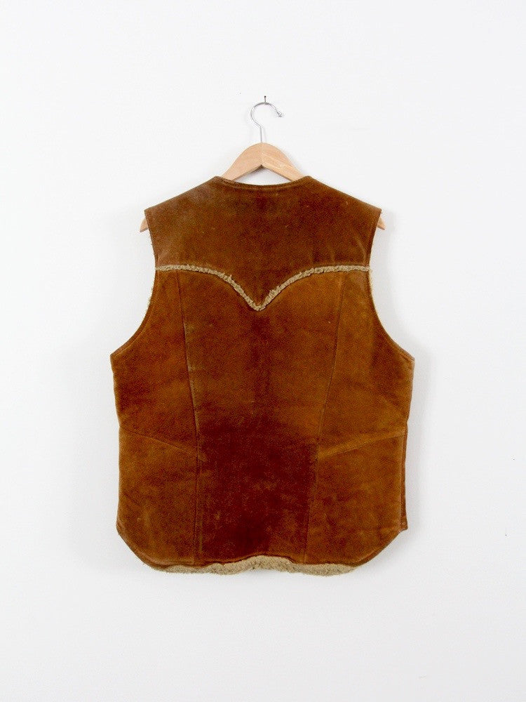 vintage 70s Pioneer Wear shearling vest – 86 Vintage