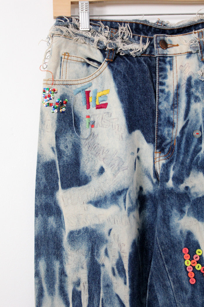 vintage 1980s custom denim jeans